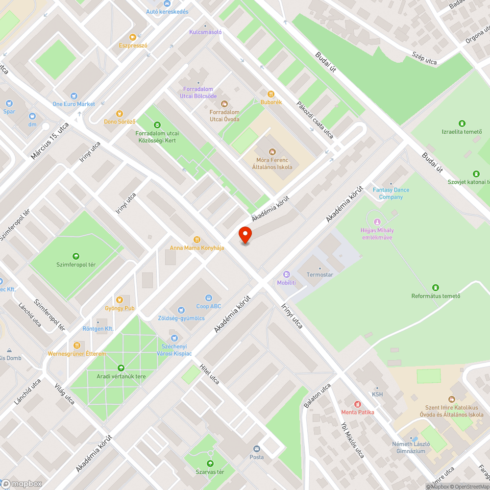 Sérült felület bejelentés helye