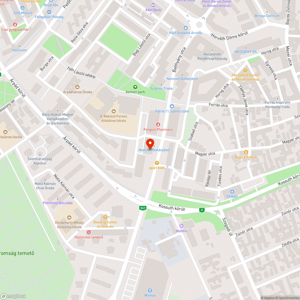 Megsüllyedt csatorna bejelentés helye