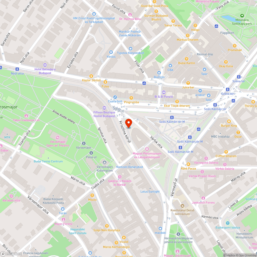 Hiányzó szemetes a buszmegállóban bejelentés helye