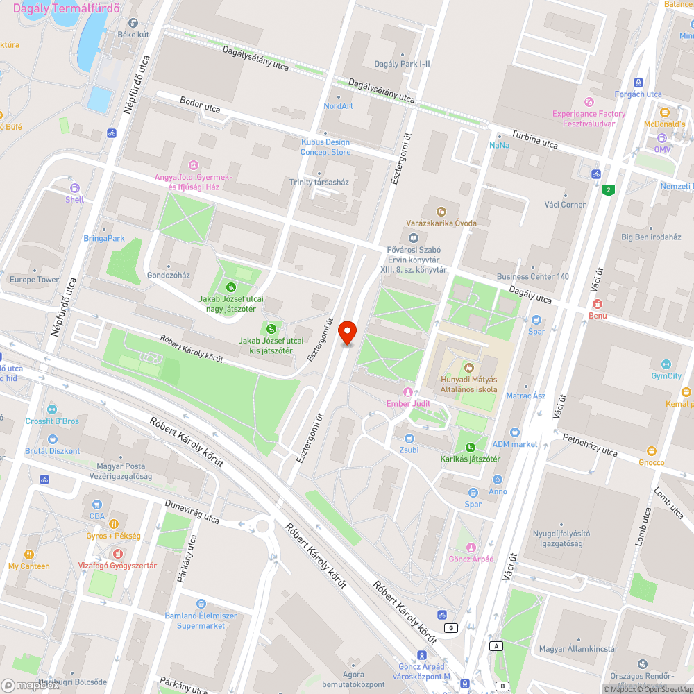 Nem működő közvilágítás bejelentés helye