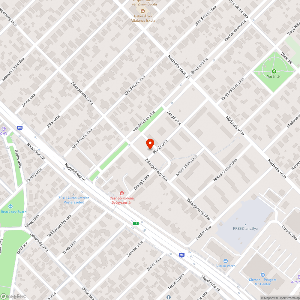 Eldobott gumiabroncs bejelentés helye