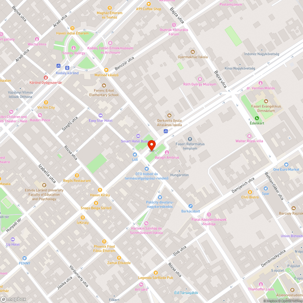 Üres fülke bejelentés helye