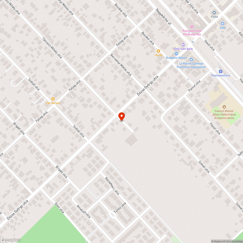 Botrányos állapotú járda bejelentés helye