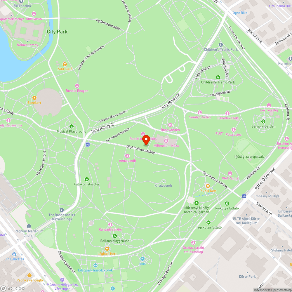 Túl kicsi szemetesek a Ligetben bejelentés helye