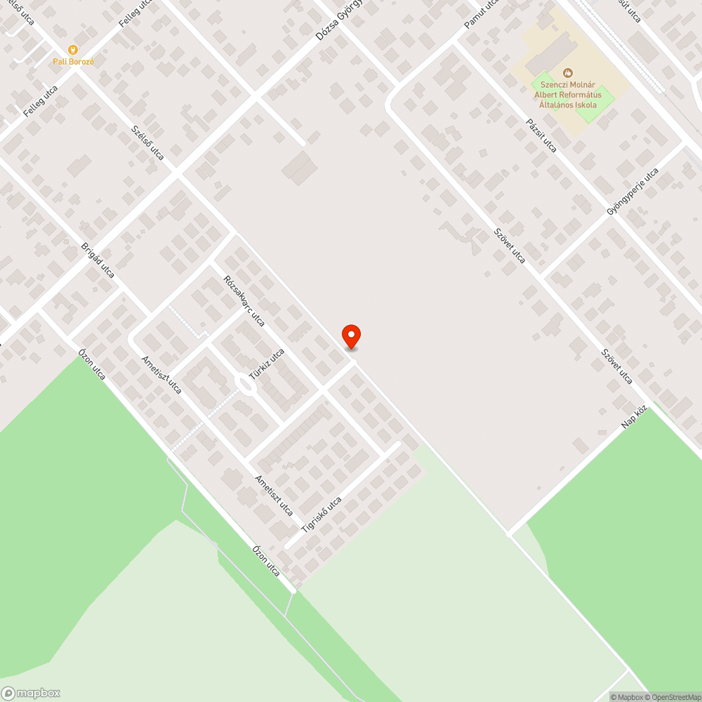 Hiányzó tábla bejelentés helye