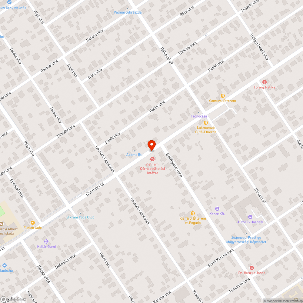 Beszakadt, megsüllyedt járdaszakasz bejelentés helye