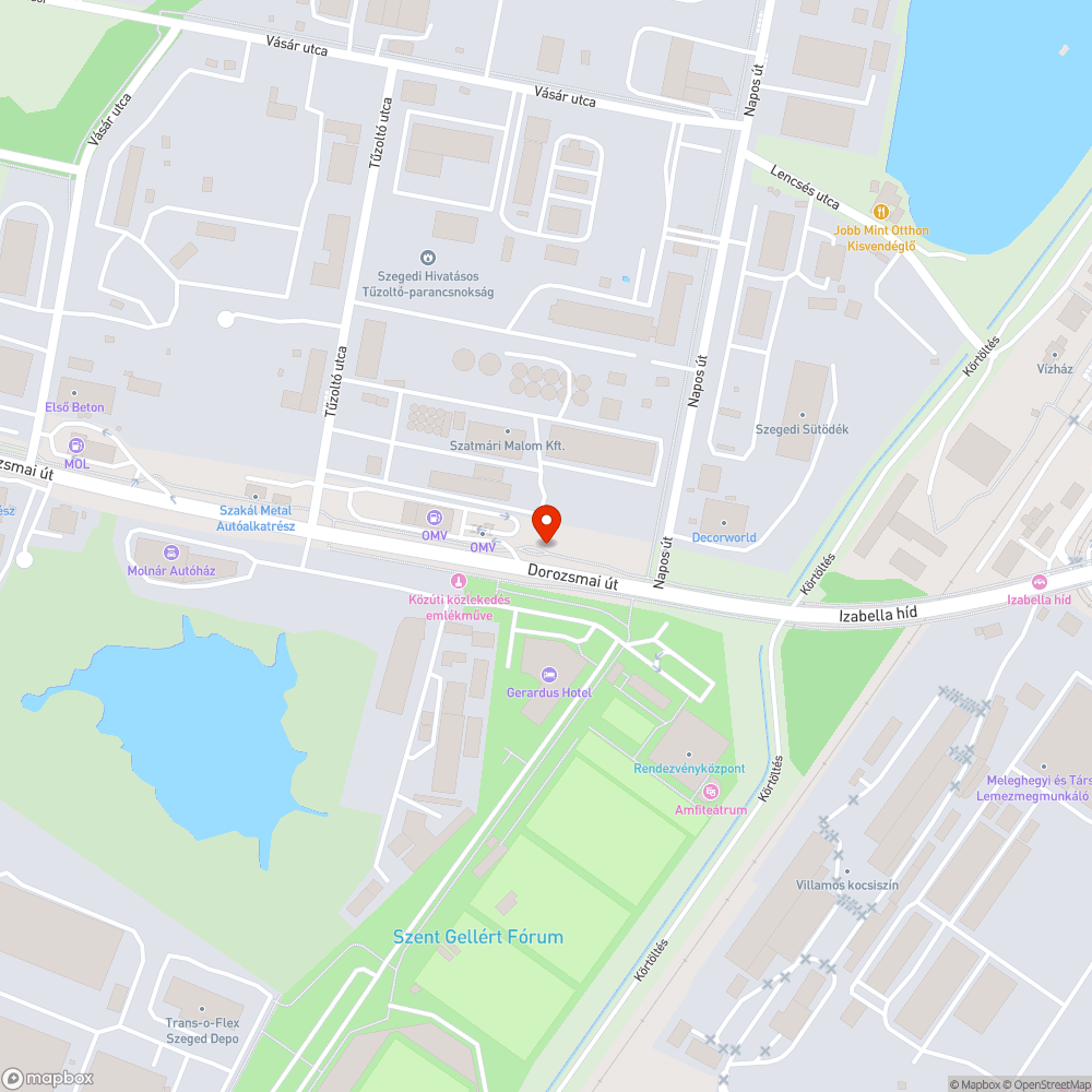 Beszakadt fedlap bejelentés helye