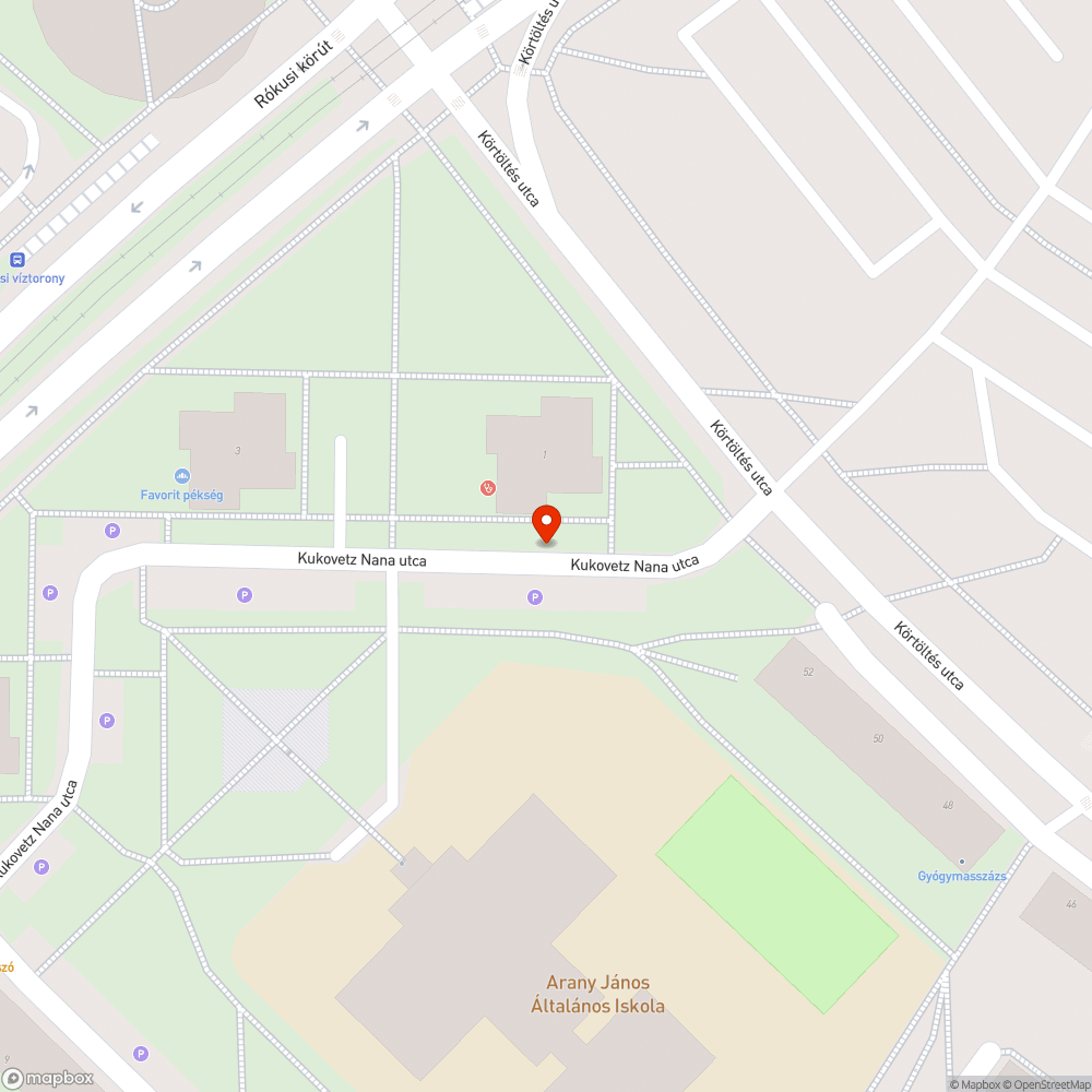 Beszakadt csatornarács bejelentés helye