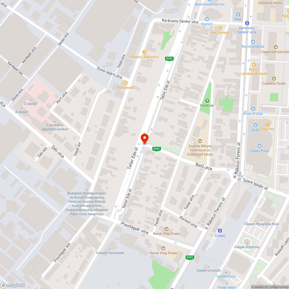 Esővíz elvezetési probléma bejelentés helye