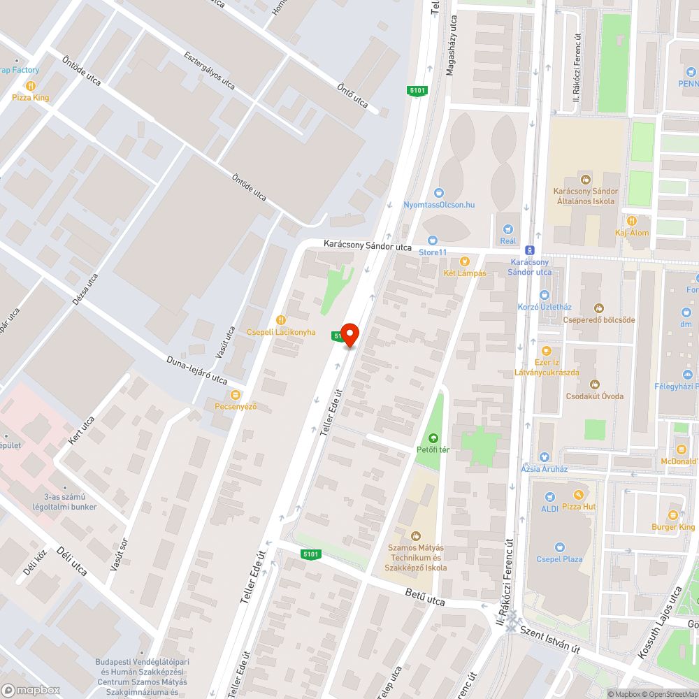 Kidobott festékes vödrök bejelentés helye