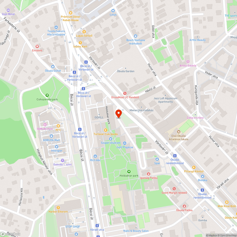 Járda és úthiba bejelentés helye