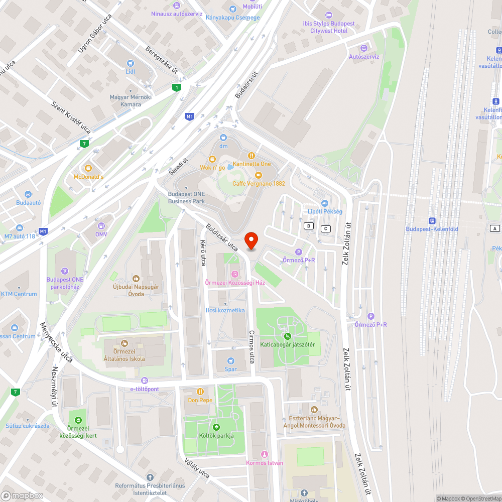 Ember magasságú gaz bejelentés helye