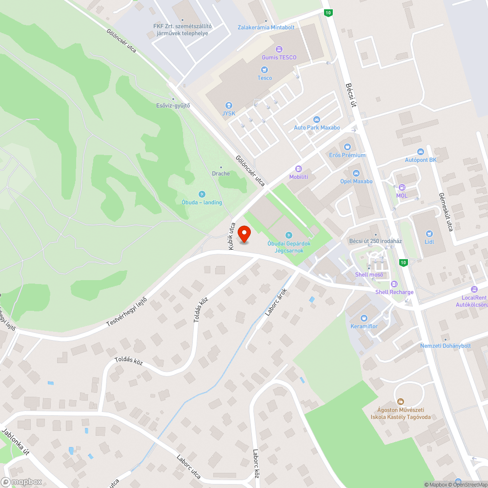 Járhatatlan bejelentés helye