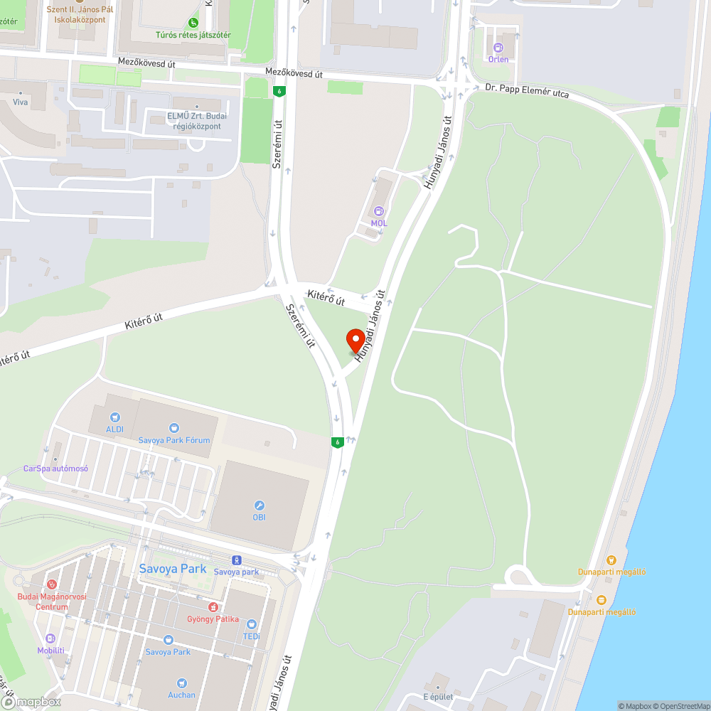 Kátyú a csatornafedél körül bejelentés helye