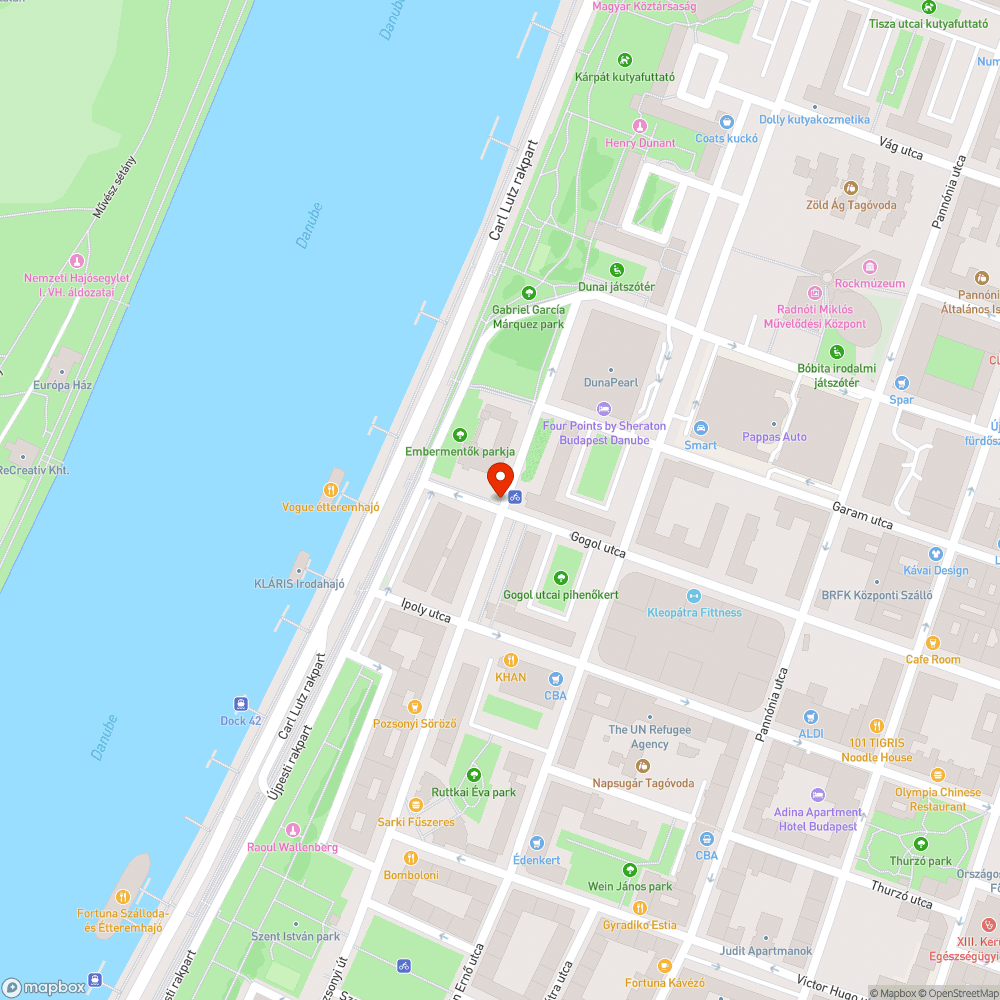 Hiányzó kerékpárút tábla bejelentés helye