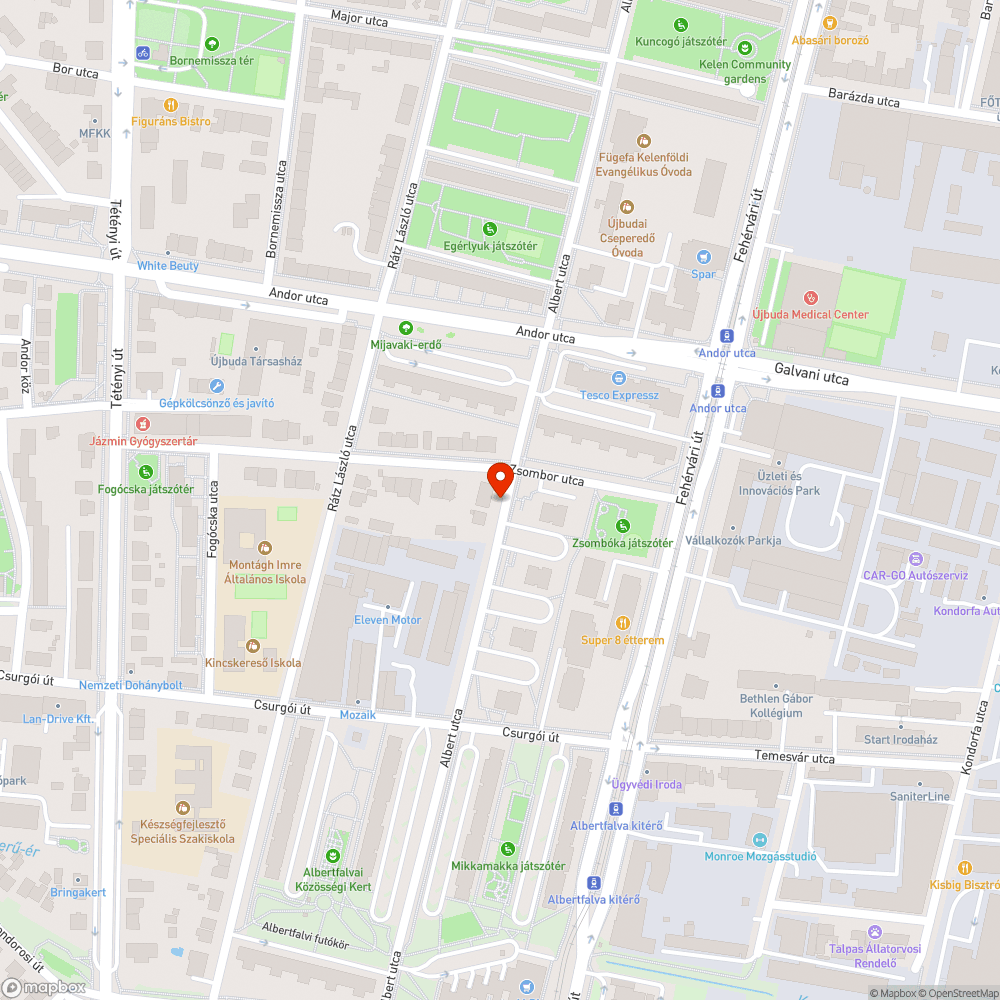 Lelógó faágak bejelentés helye