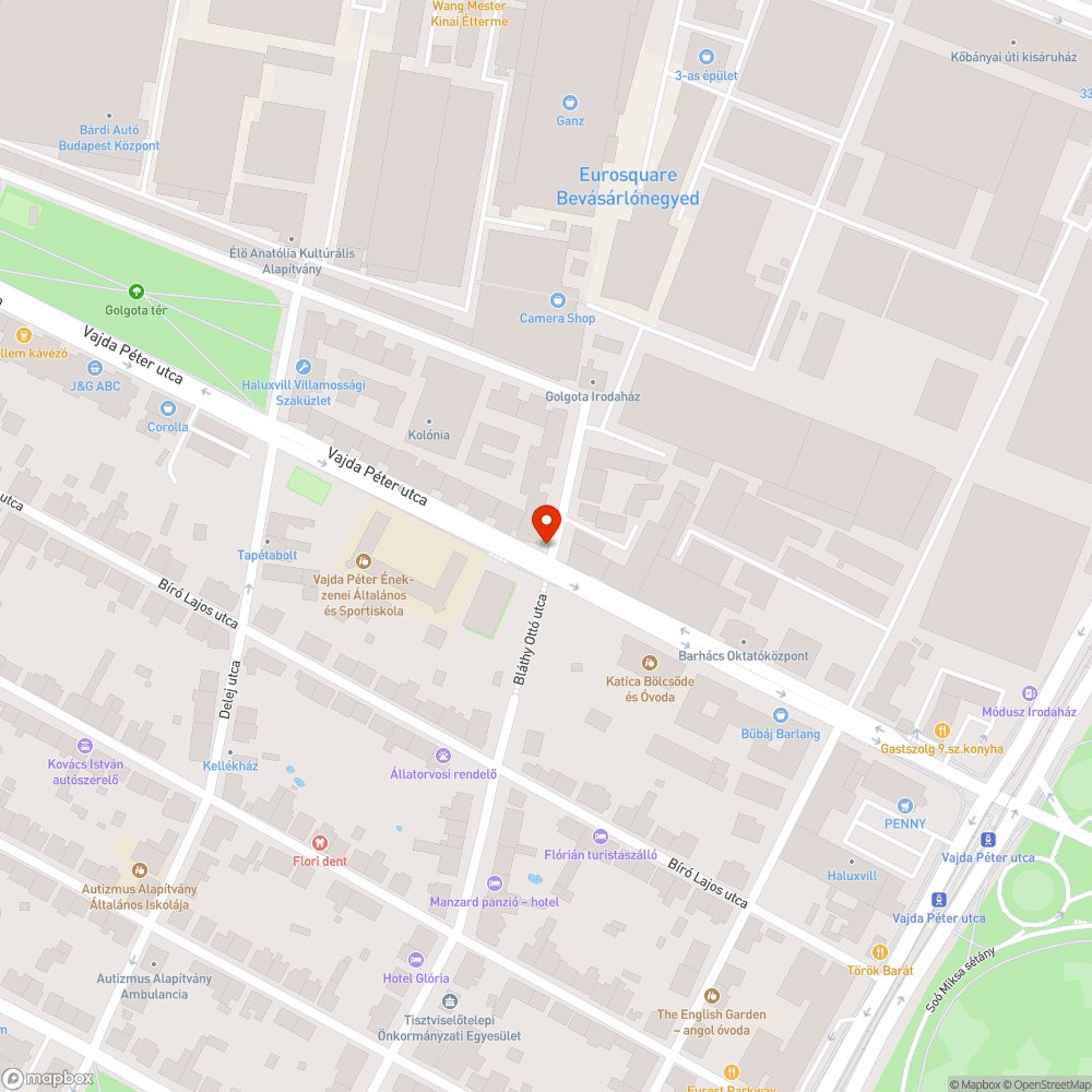 Eldugult csatorna bejelentés helye