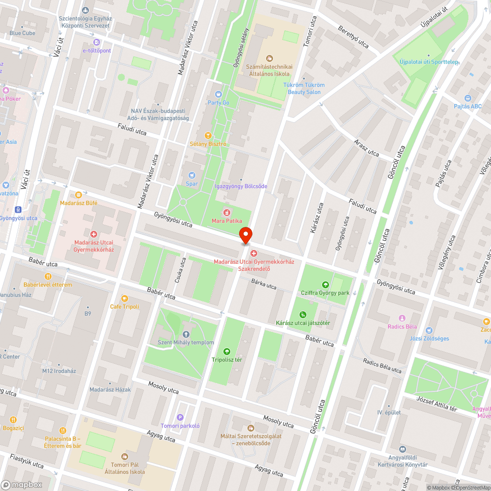 Letörött faág bejelentés helye