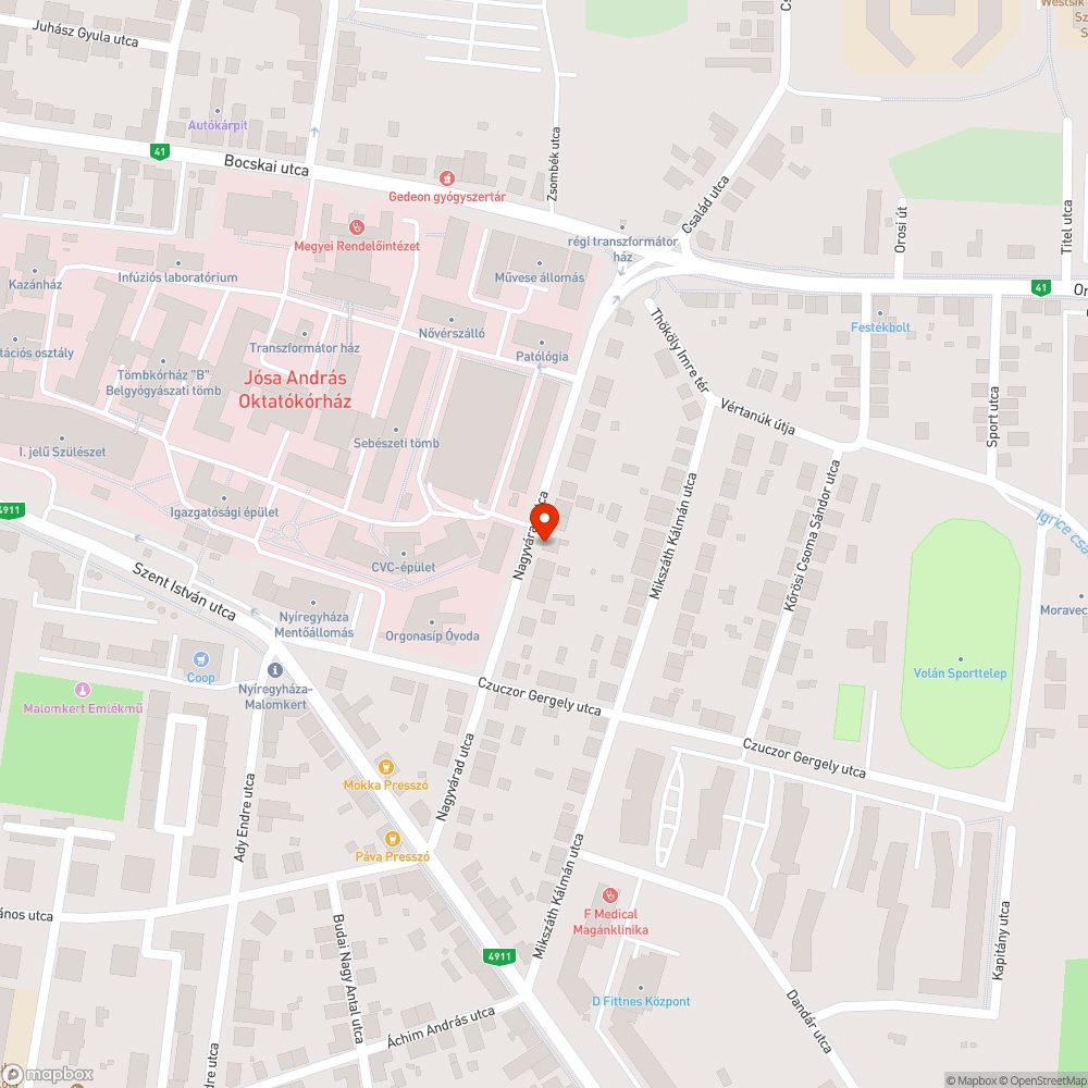 Hiányzó fapótlás bejelentés helye