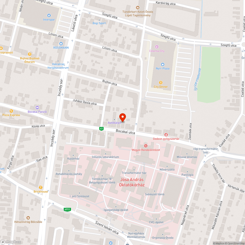 Szemetes, rendezetlen zöldsáv bejelentés helye