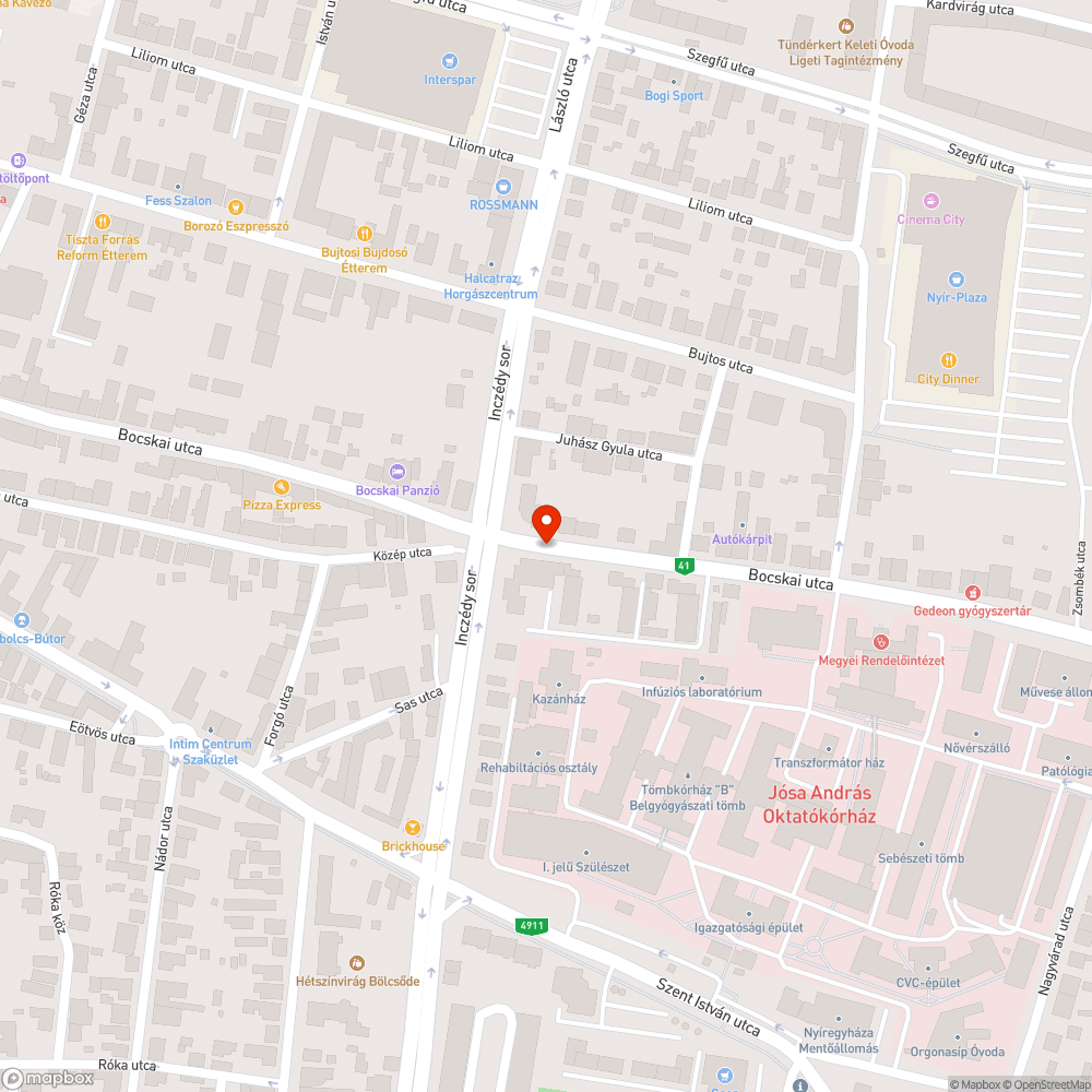 Parkoló autók zöldfelületen bejelentés helye