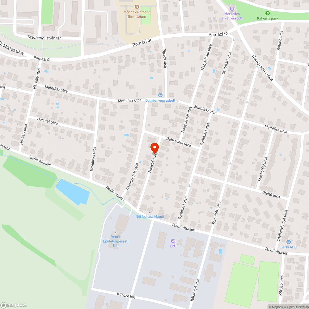 Út minősége bejelentés helye