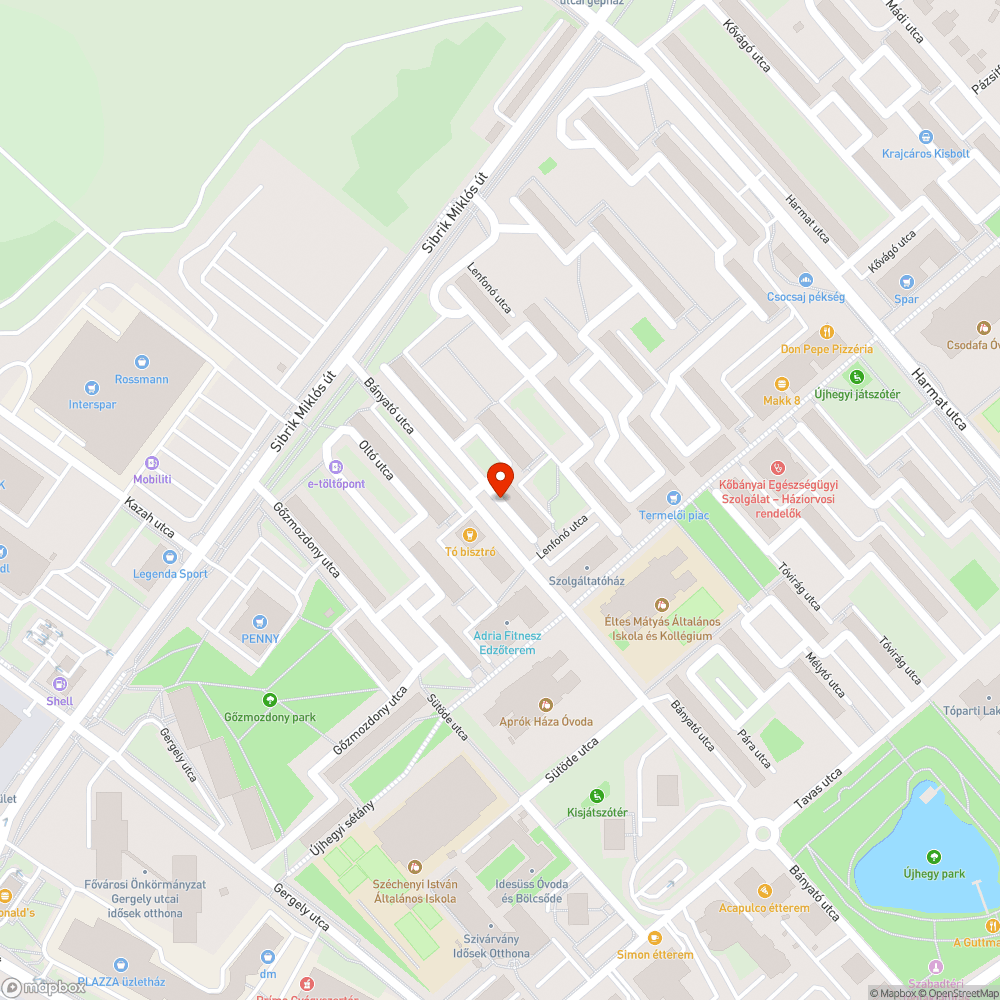 Elhagyott, érvényes műszaki nélküli jármű bejelentés helye