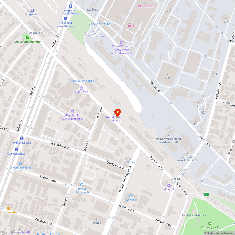 Kiszáradt facsemete bejelentés helye