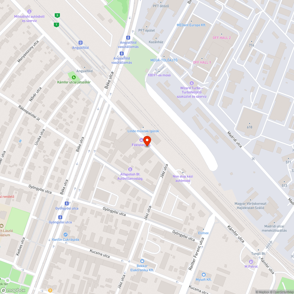 Kiszáradt facsemete bejelentés helye