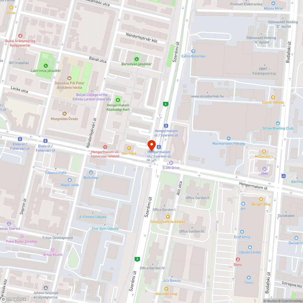 Kiszáradt facsemeték bejelentés helye