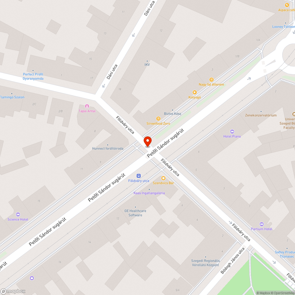 Bukkanó és kátyú egymás után bejelentés helye