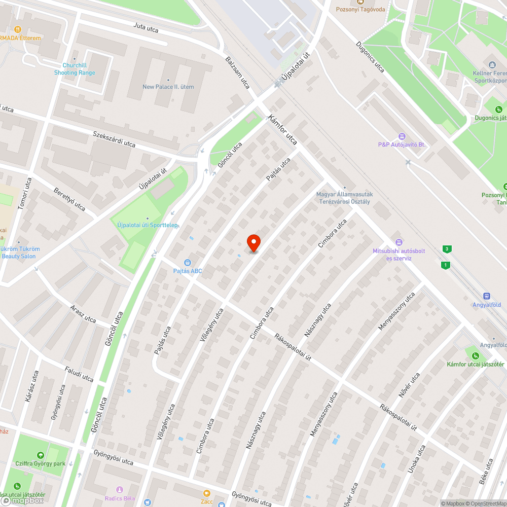 Közmű szerelés utáni járda bejelentés helye