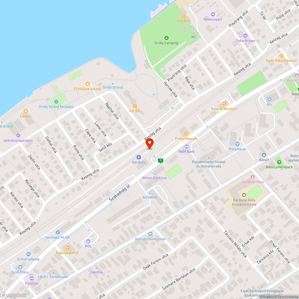 Gárdony vasútállomás kijelző probléma bejelentés helye