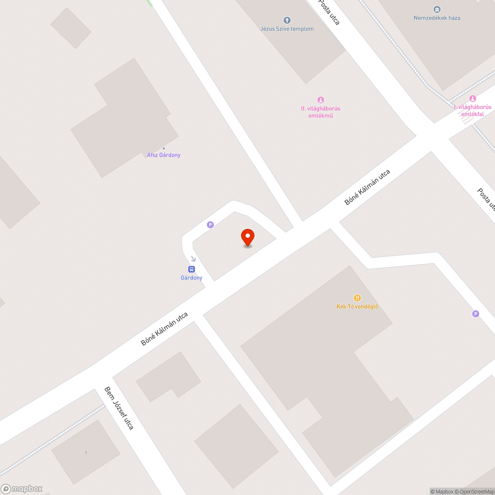 Kátyúk a parkolóban és a buszfordulóban bejelentés helye