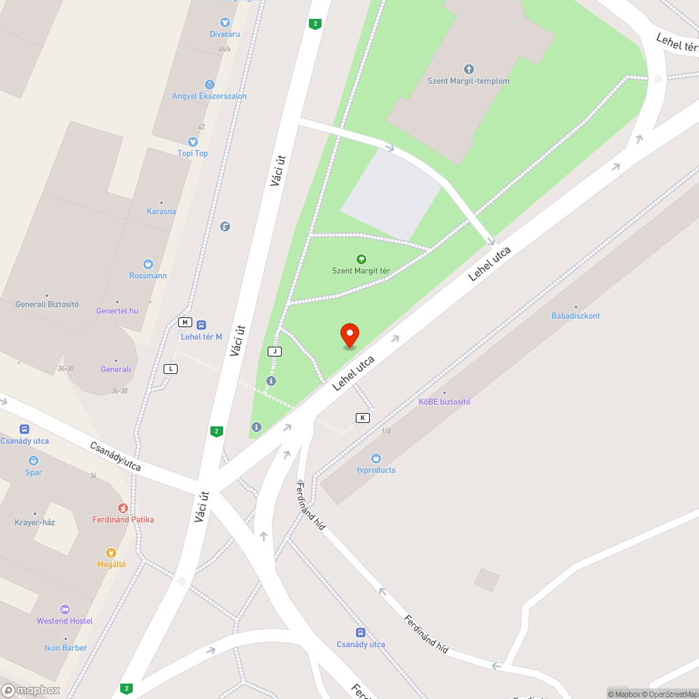 Desire path bejelentés helye