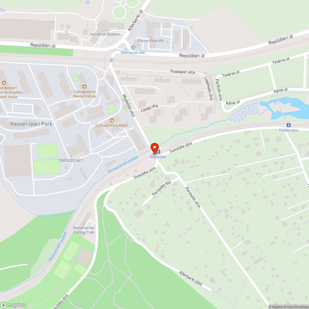 Villamos átjáró, úthiba bejelentés helye