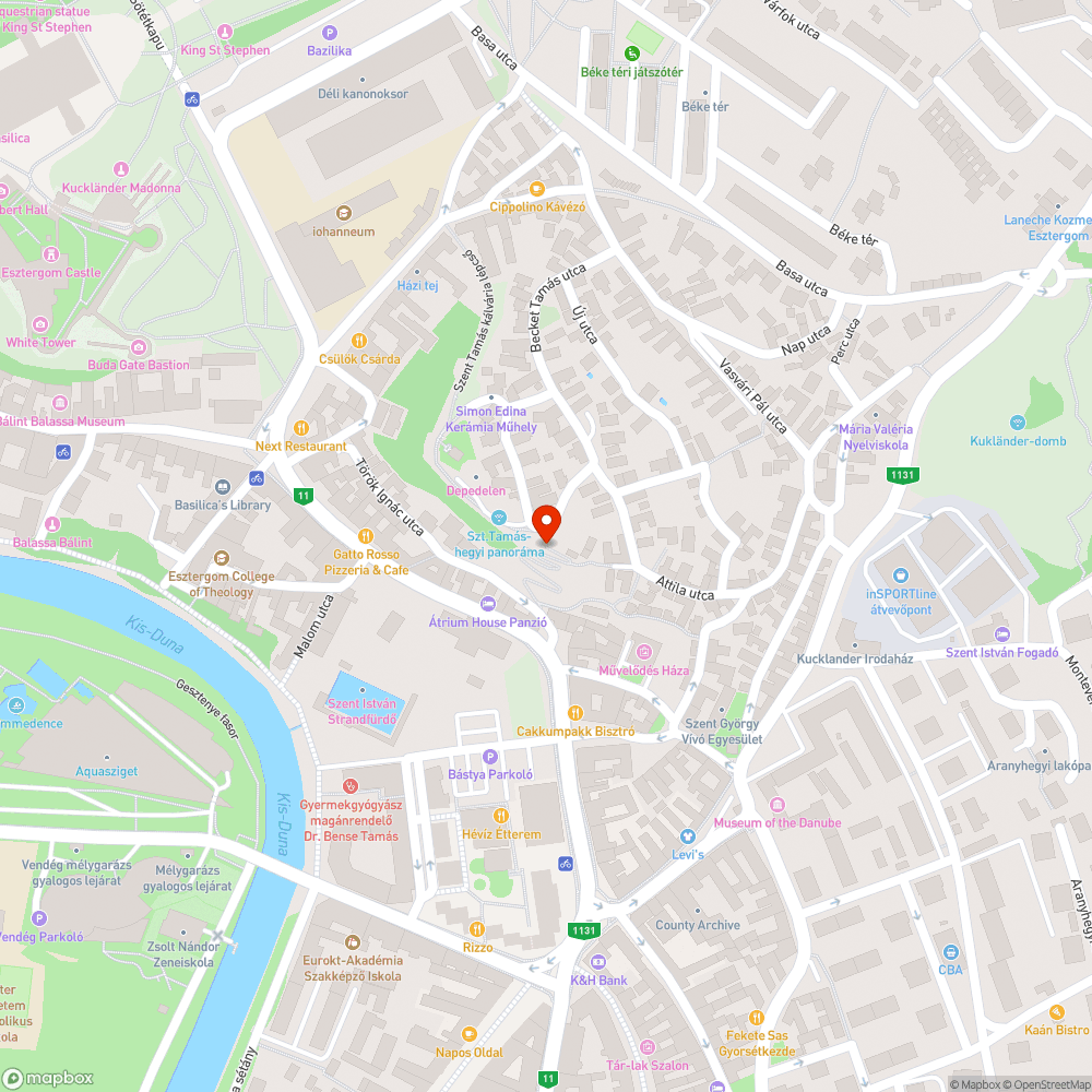 Szent István lépcső szemetes bejelentés helye