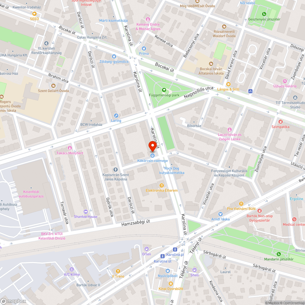 Zöldterület vagy parkoló? bejelentés helye