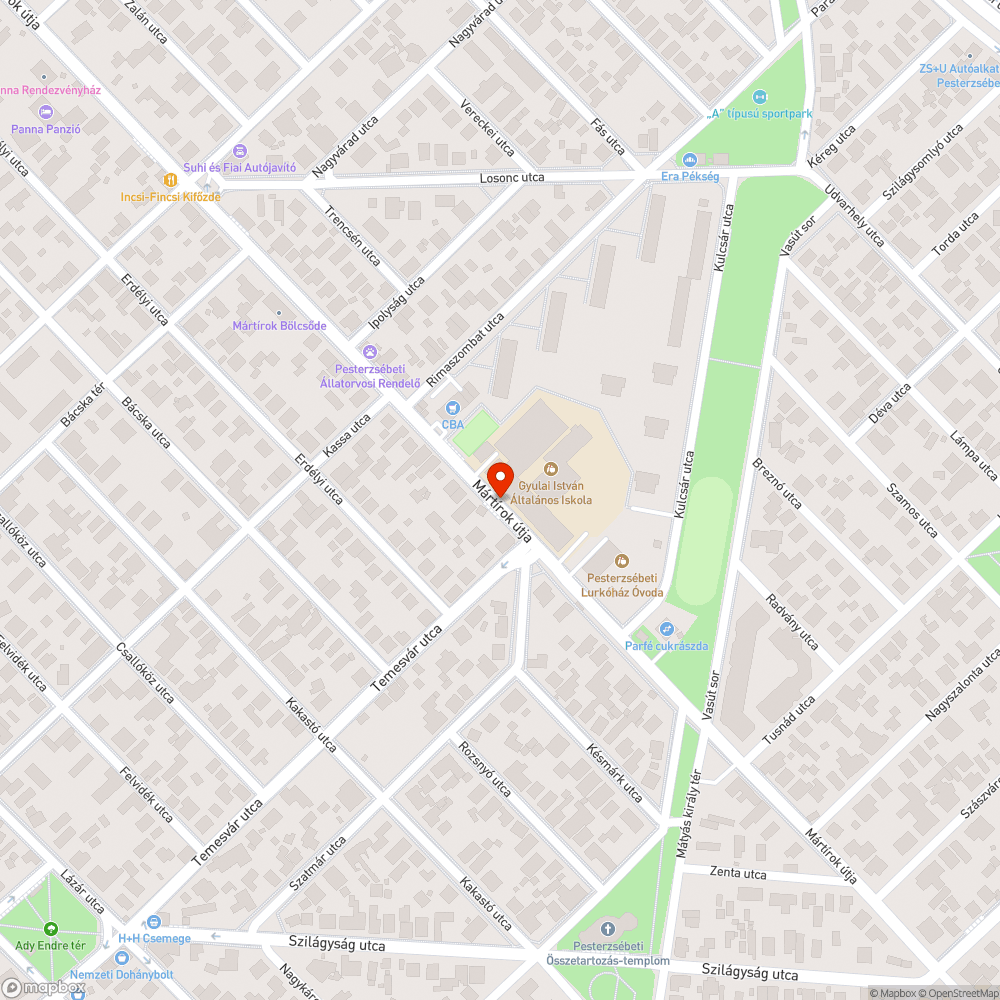 Veszélyes átkelés a zebránál bejelentés helye