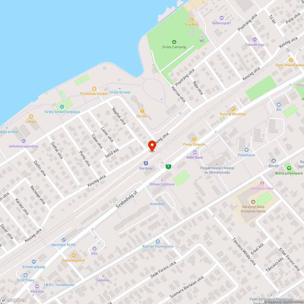 Gárdony vasútállomás kijelző probléma bejelentés helye