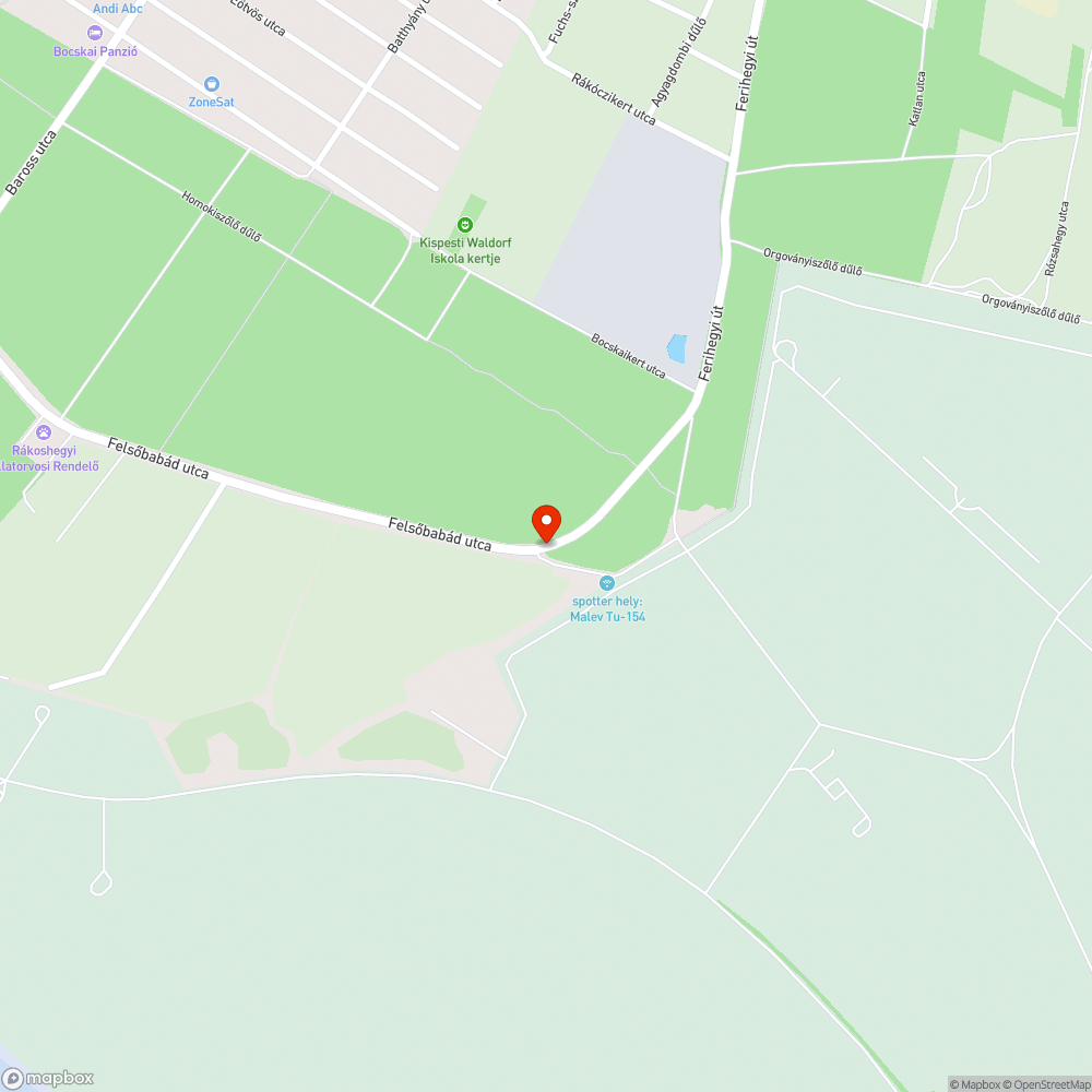 Lerakott szemét bejelentés helye