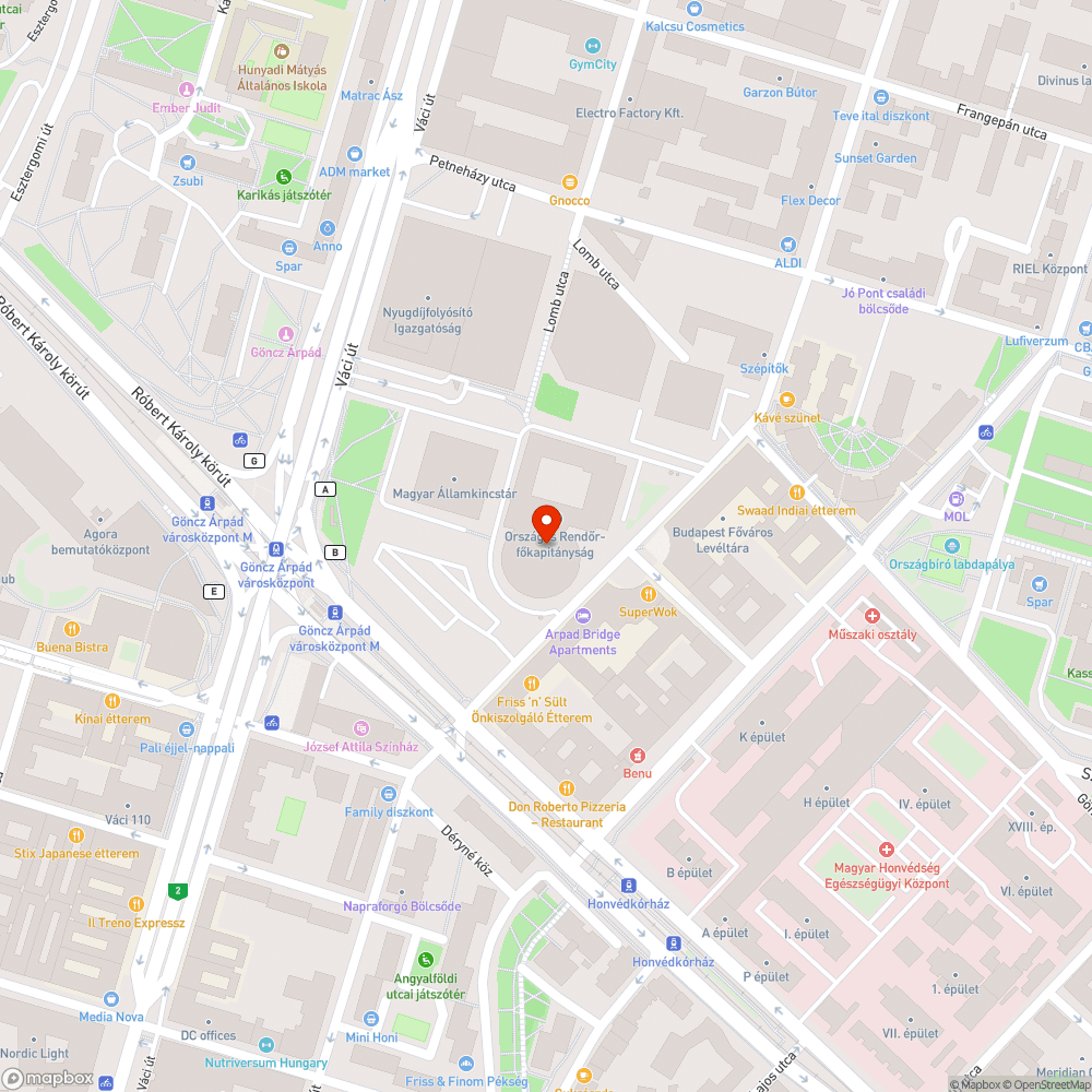 Üresen, szemetesként funkcionáló edények bejelentés helye