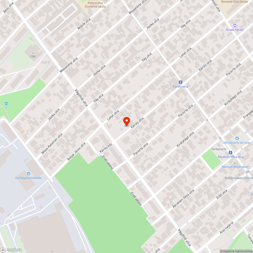 Elhagyott Opel bejelentés helye