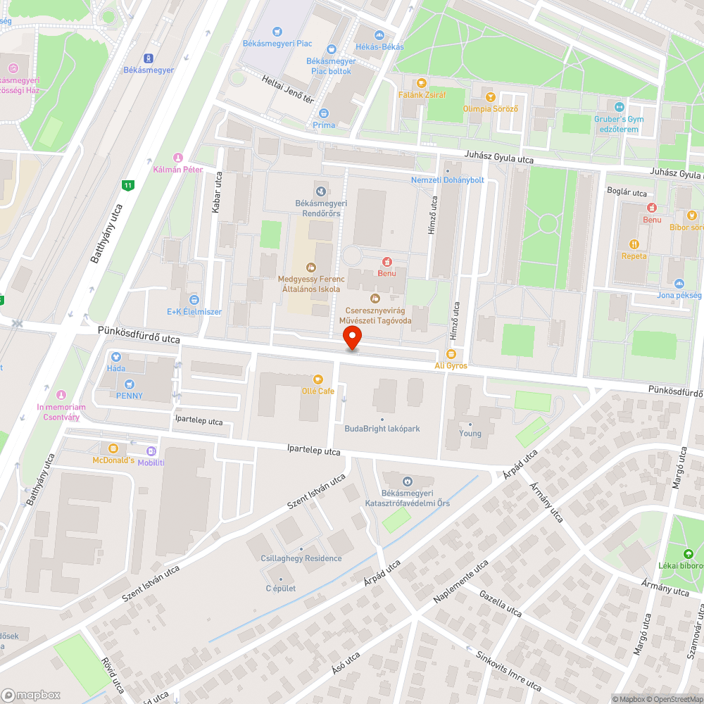 Vállalhatatlan állapotú út bejelentés helye