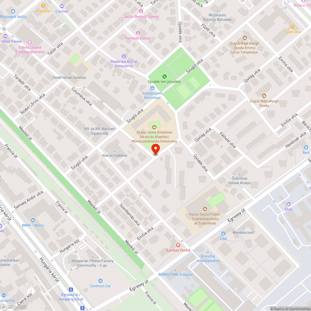 Fa lombkoronába belelógó elektromos vezetékek bejelentés helye