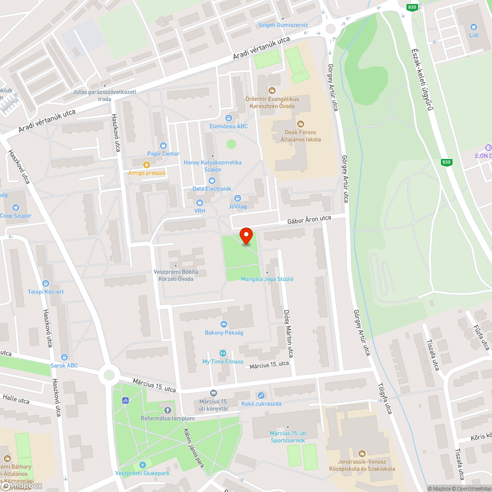 Felpúposodott járda bejelentés helye