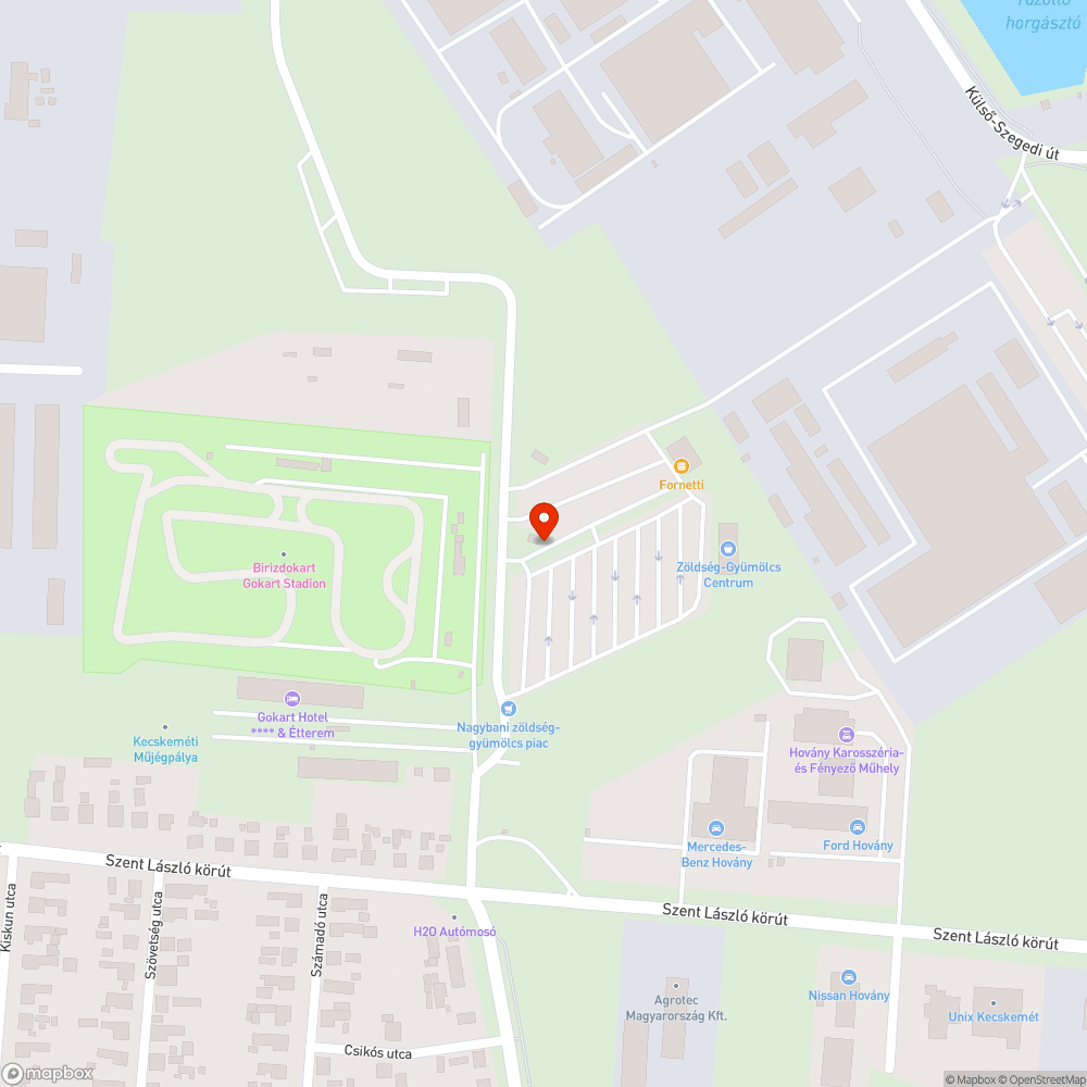 Javítandó közlekedési tábla bejelentés helye