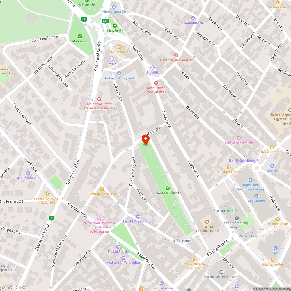 Lelakatolt, megrongált kerékpár bejelentés helye