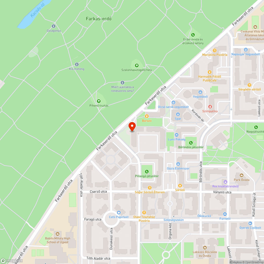 Összetört üveg játszótér homokozójában bejelentés helye