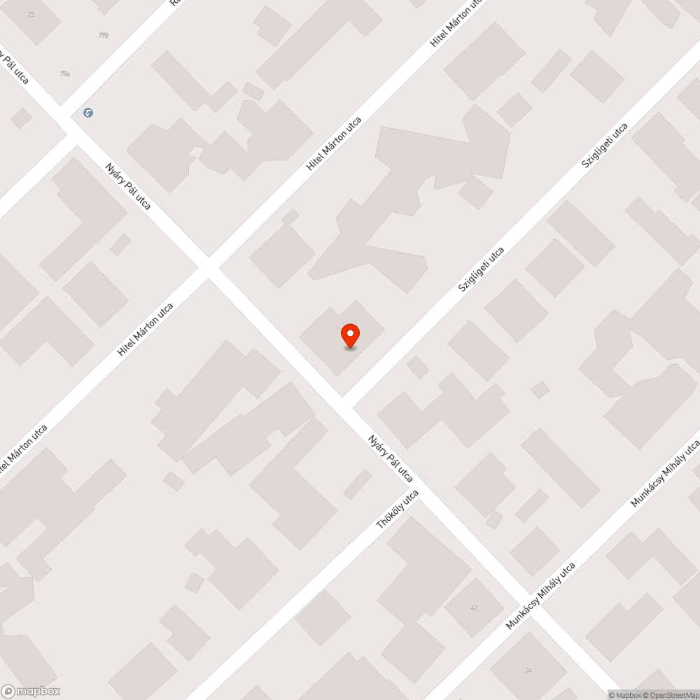 Hiányzó utcatábla bejelentés helye